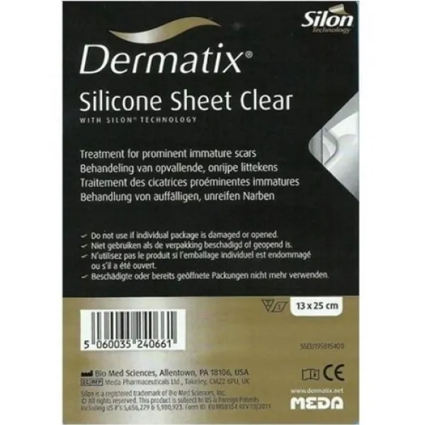 DERMATIX CLEAR SHEET 4x13cm 