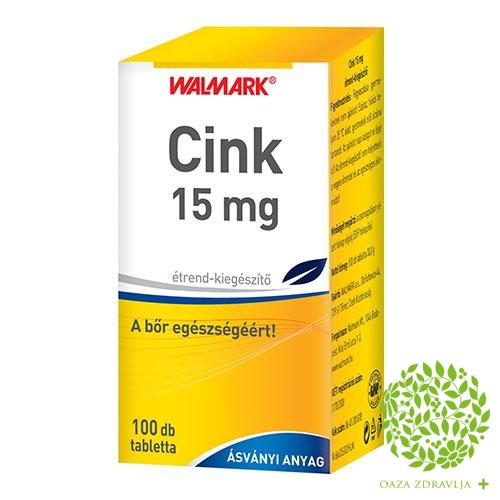 CINK tablete 100x15mg | Oaza zdravlja | Akcija & Cena